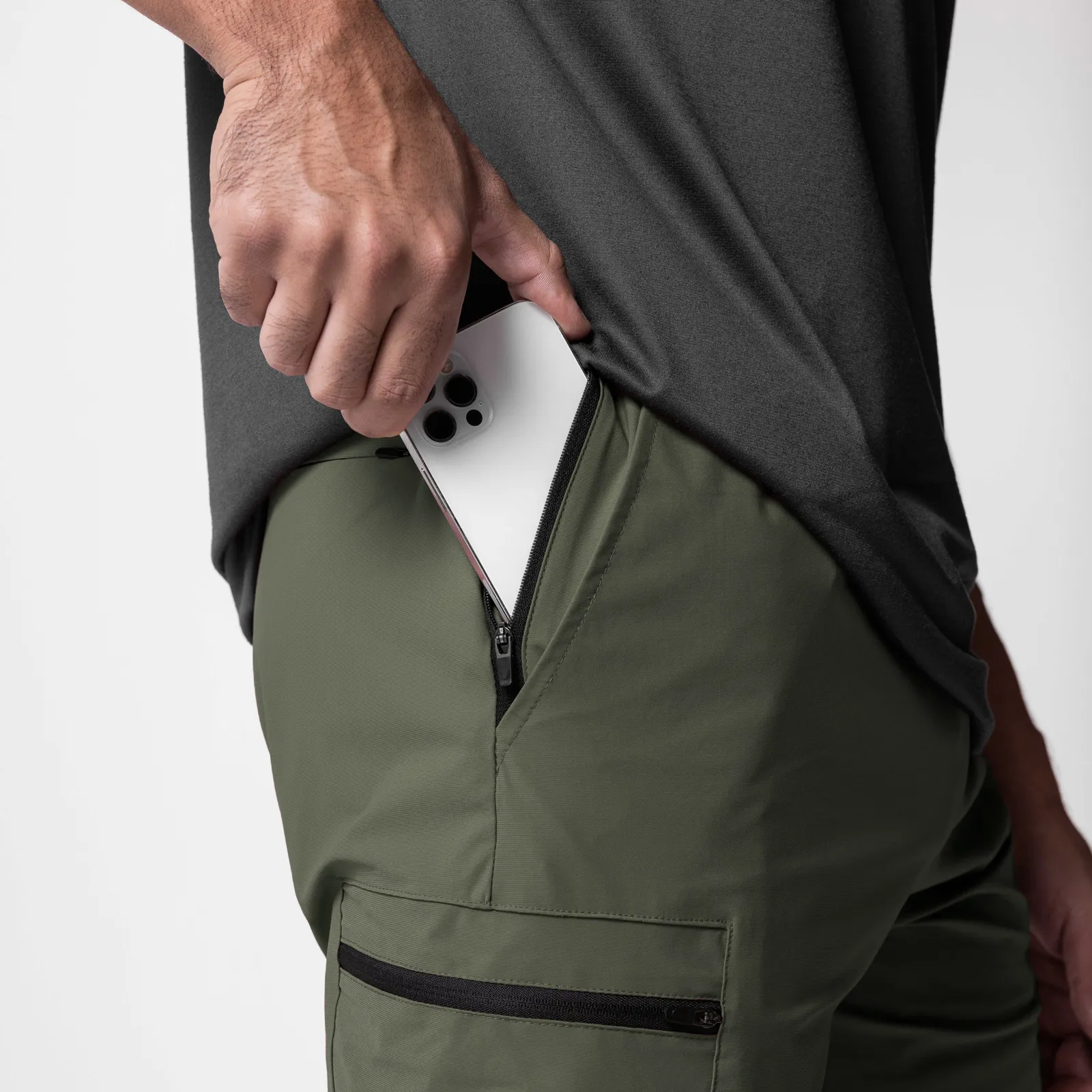 0656. Tetra-Lite™ Standard Zip Jogger - Olive