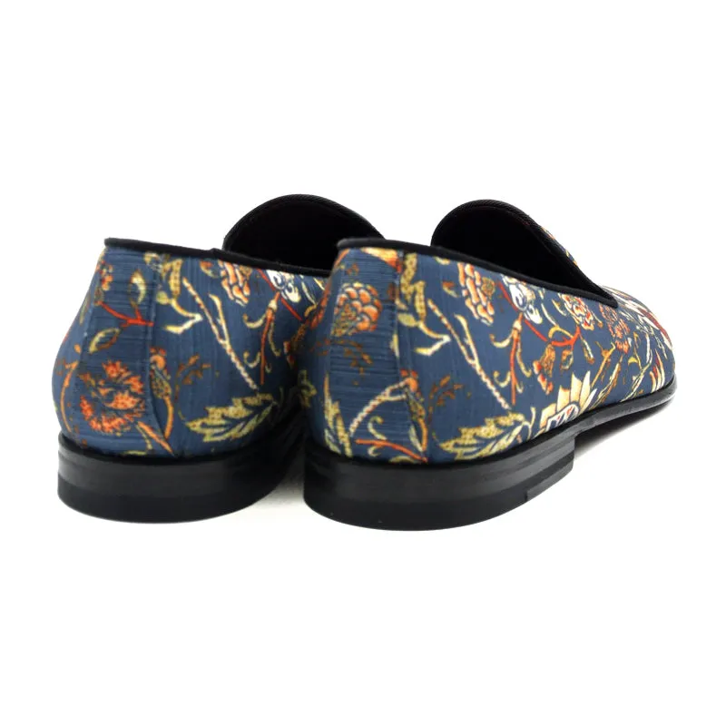 10-516-BLU FANTASIA Floral Slip On, Blue