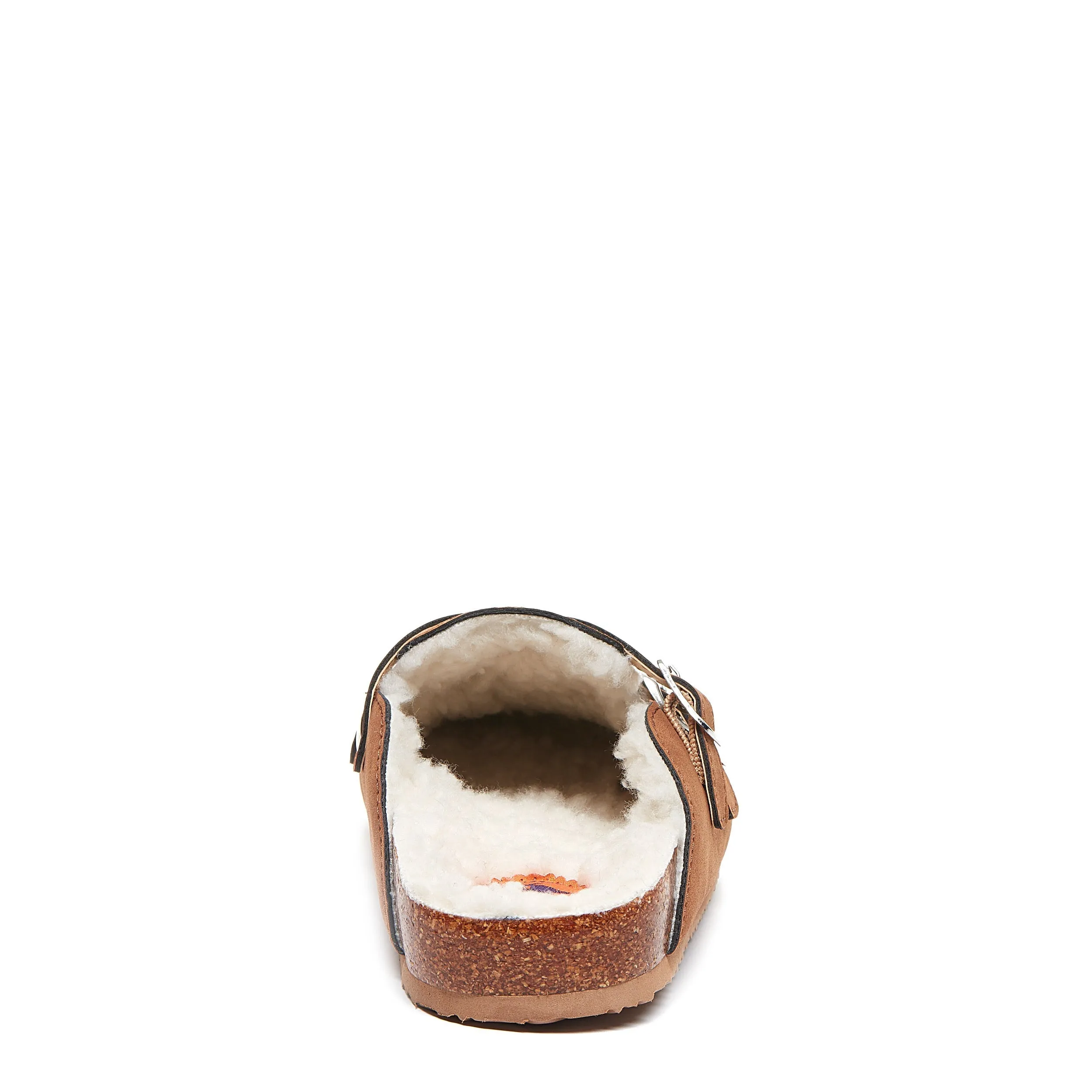 Abel Cognac Shearling Mule