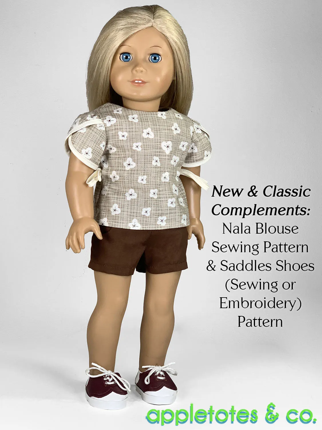 Anna Shorts 18 Inch Doll Sewing Pattern