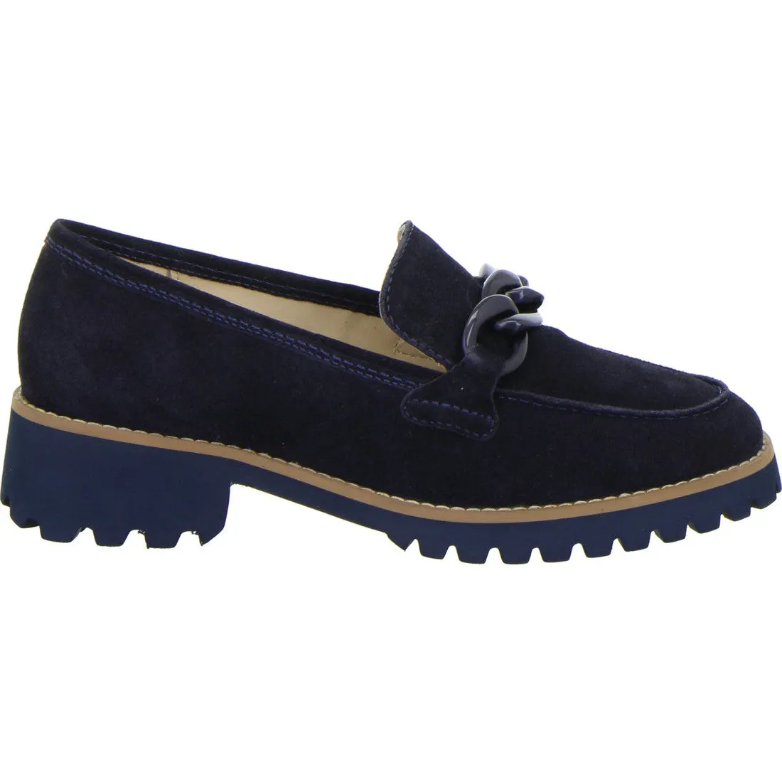 Ara Kent Ladies Chain Trim Loafer