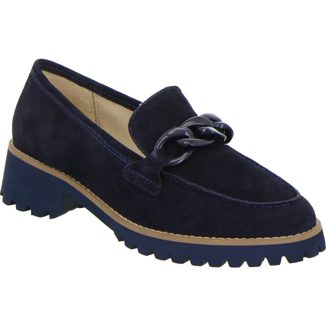 Ara Kent Ladies Chain Trim Loafer