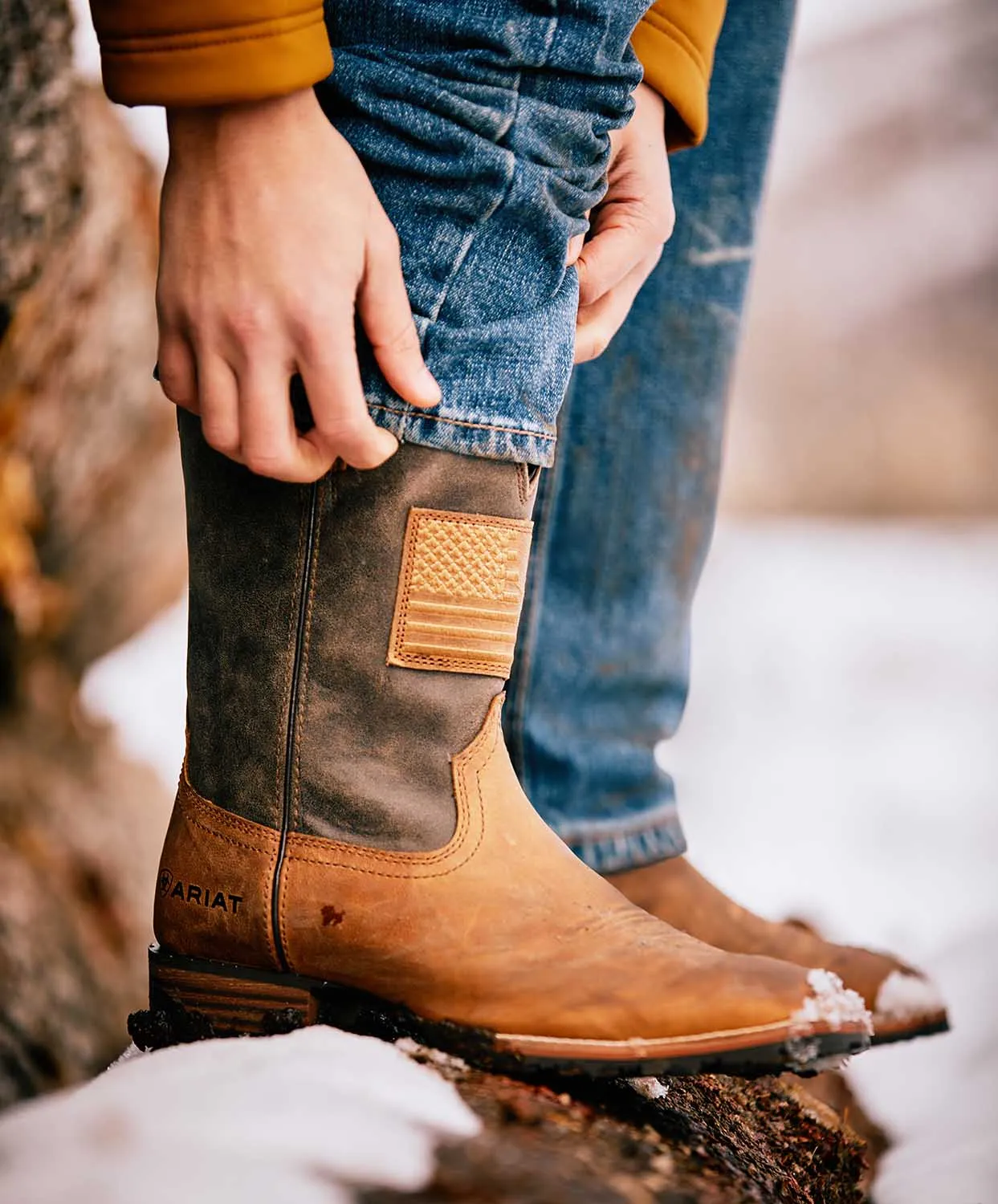 Ariat Men's Hybrid Patriot Country Western Boot