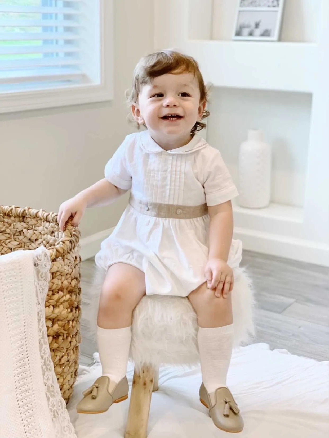 Ashton Linen Romper