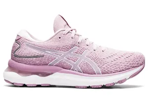 ASICS Women's GEL-NIMBUS 24 (Barely Rose/White)