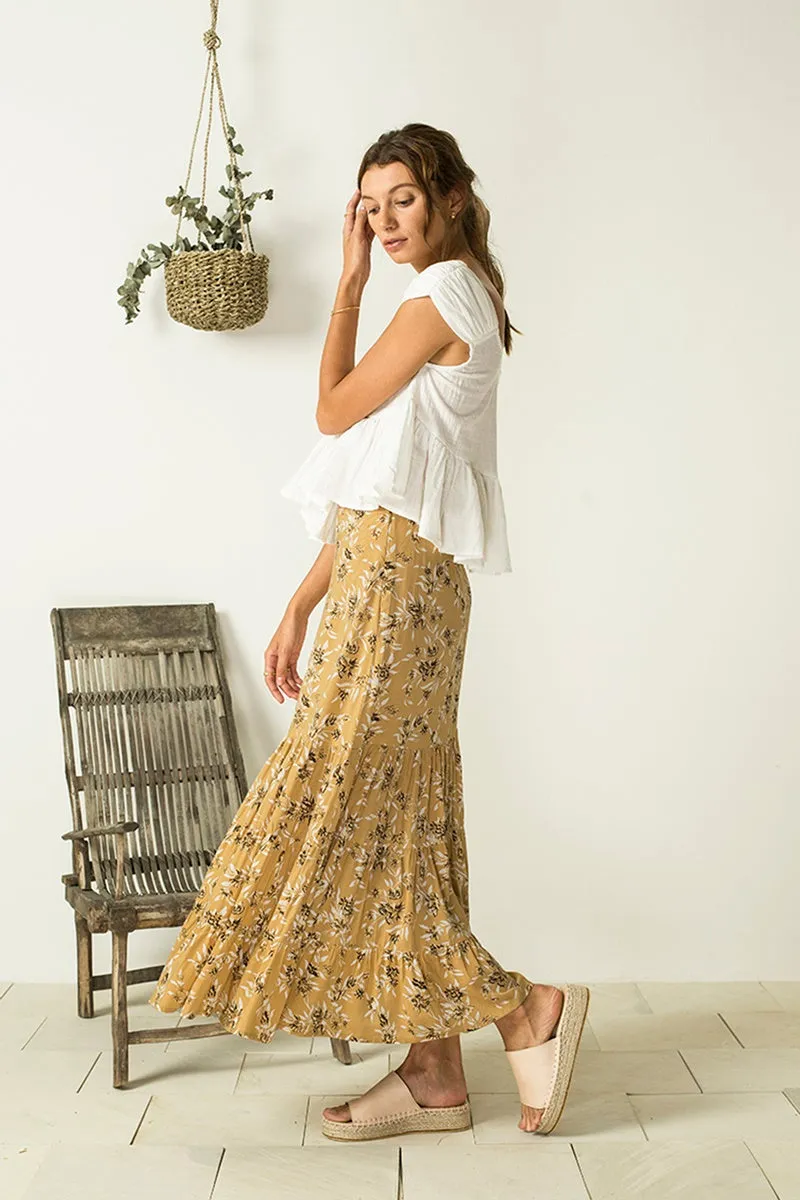 Bird & Kite - Raquel Skirt - Cottage Garden Amber