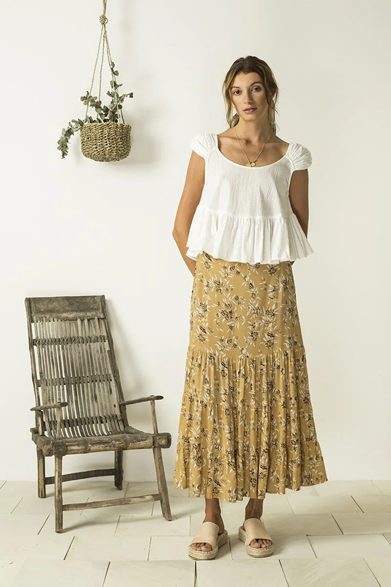 Bird & Kite - Raquel Skirt - Cottage Garden Amber