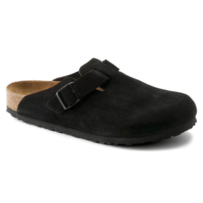 Birkenstock Boston Soft Footbed Suede Leather