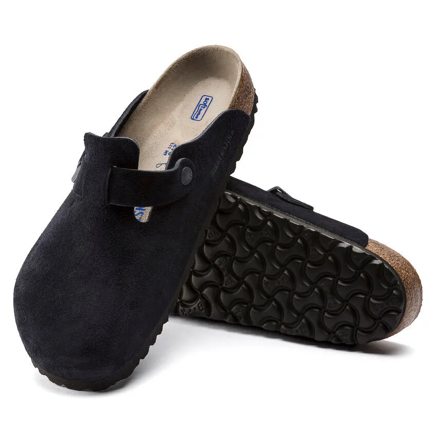 Birkenstock Boston Soft Footbed Suede Leather