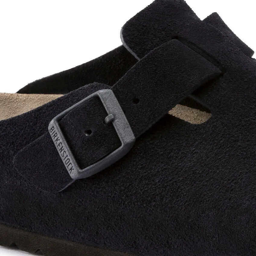 Birkenstock Boston Soft Footbed Suede Leather