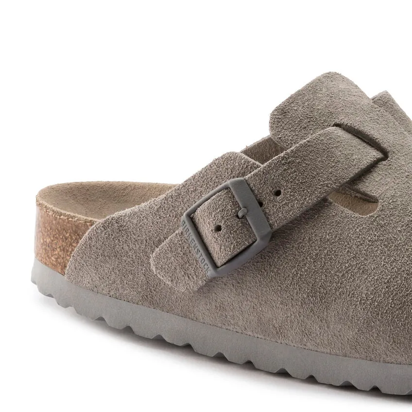 Birkenstock Boston Soft Footbed Suede Leather