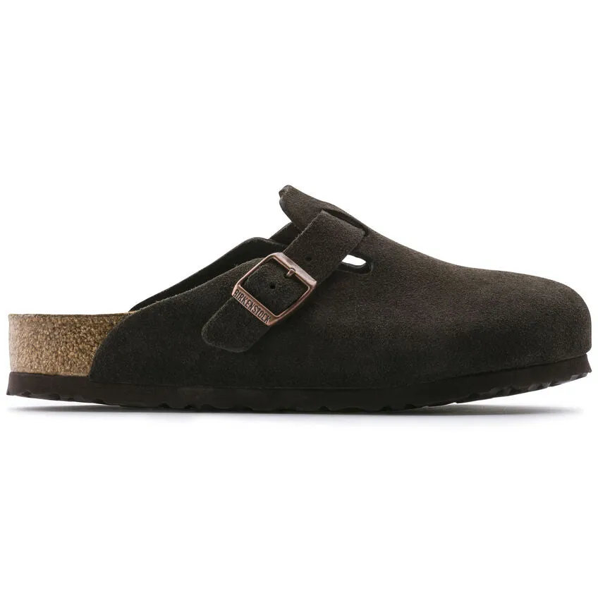 Birkenstock Boston Soft Footbed Suede Leather