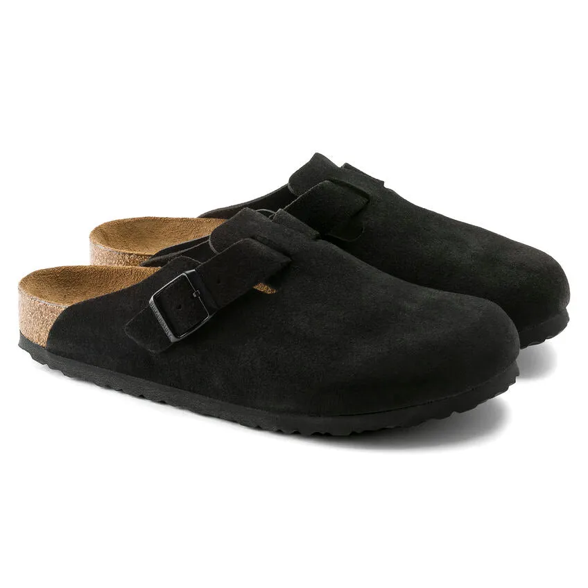 Birkenstock Boston Soft Footbed Suede Leather