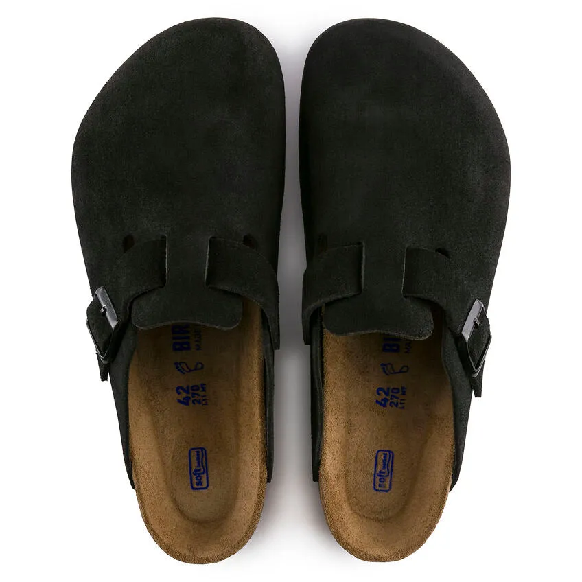 Birkenstock Boston Soft Footbed Suede Leather