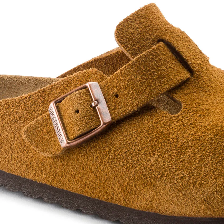 Birkenstock Boston Soft Footbed Suede Leather