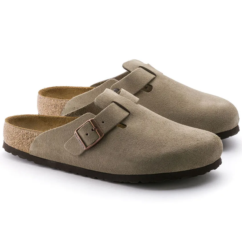 Birkenstock Boston Soft Footbed Suede Leather