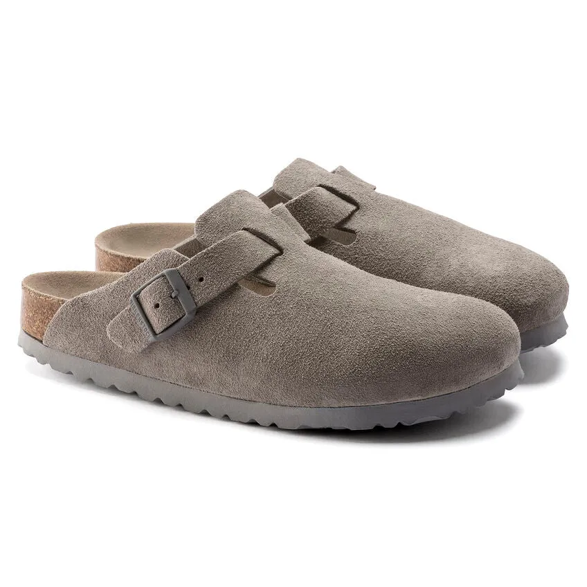 Birkenstock Boston Soft Footbed Suede Leather