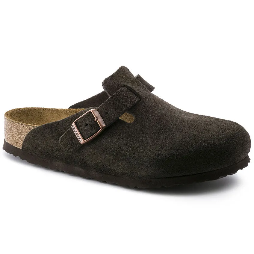 Birkenstock Boston Soft Footbed Suede Leather