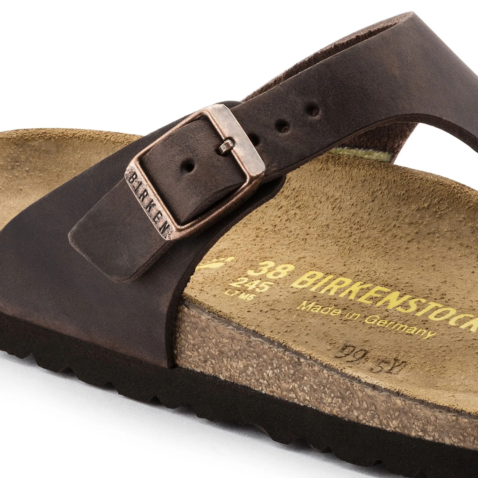 BIRKENSTOCK GIZEH HABANA OILED LEATHER