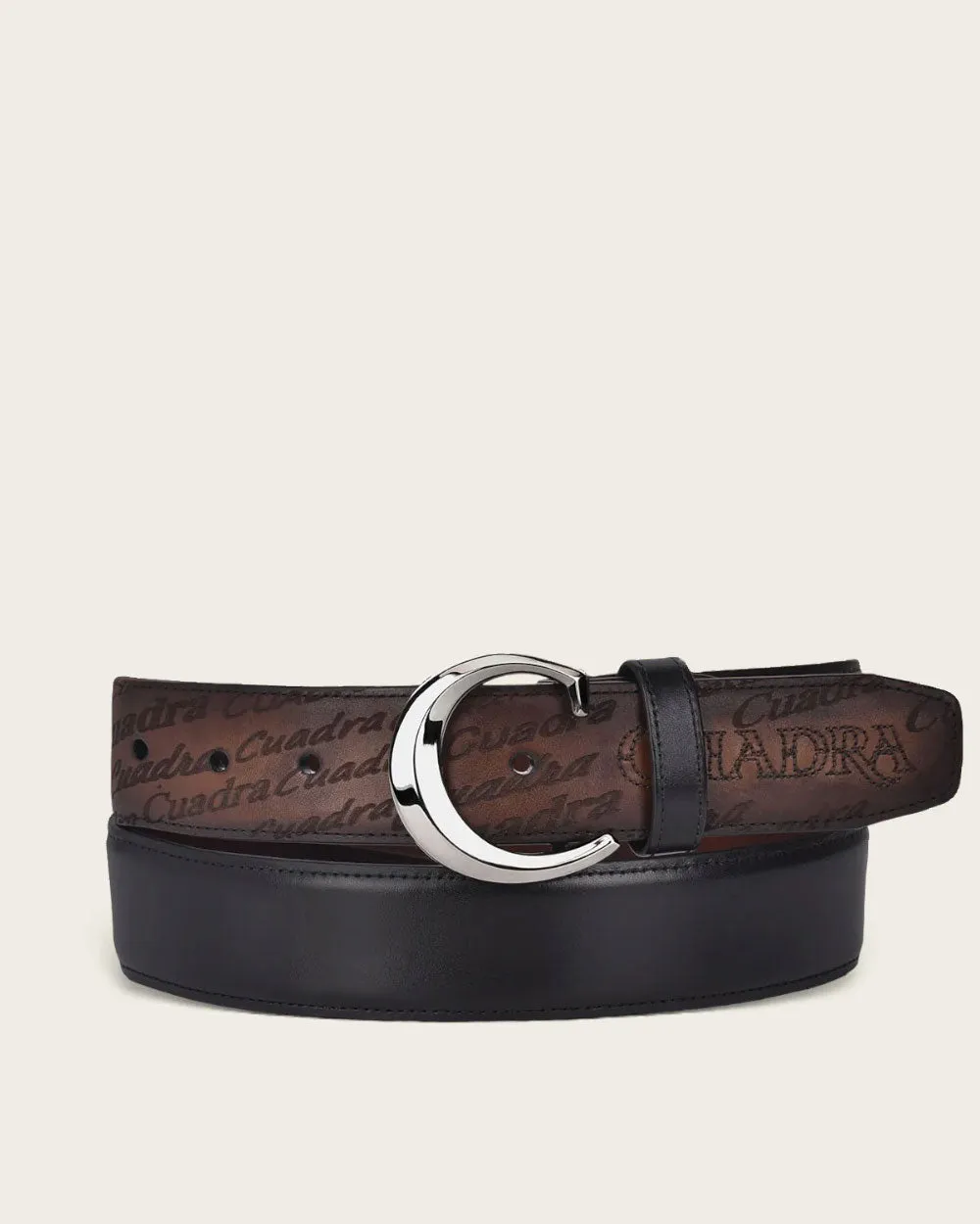 Black perforatred formal Belt