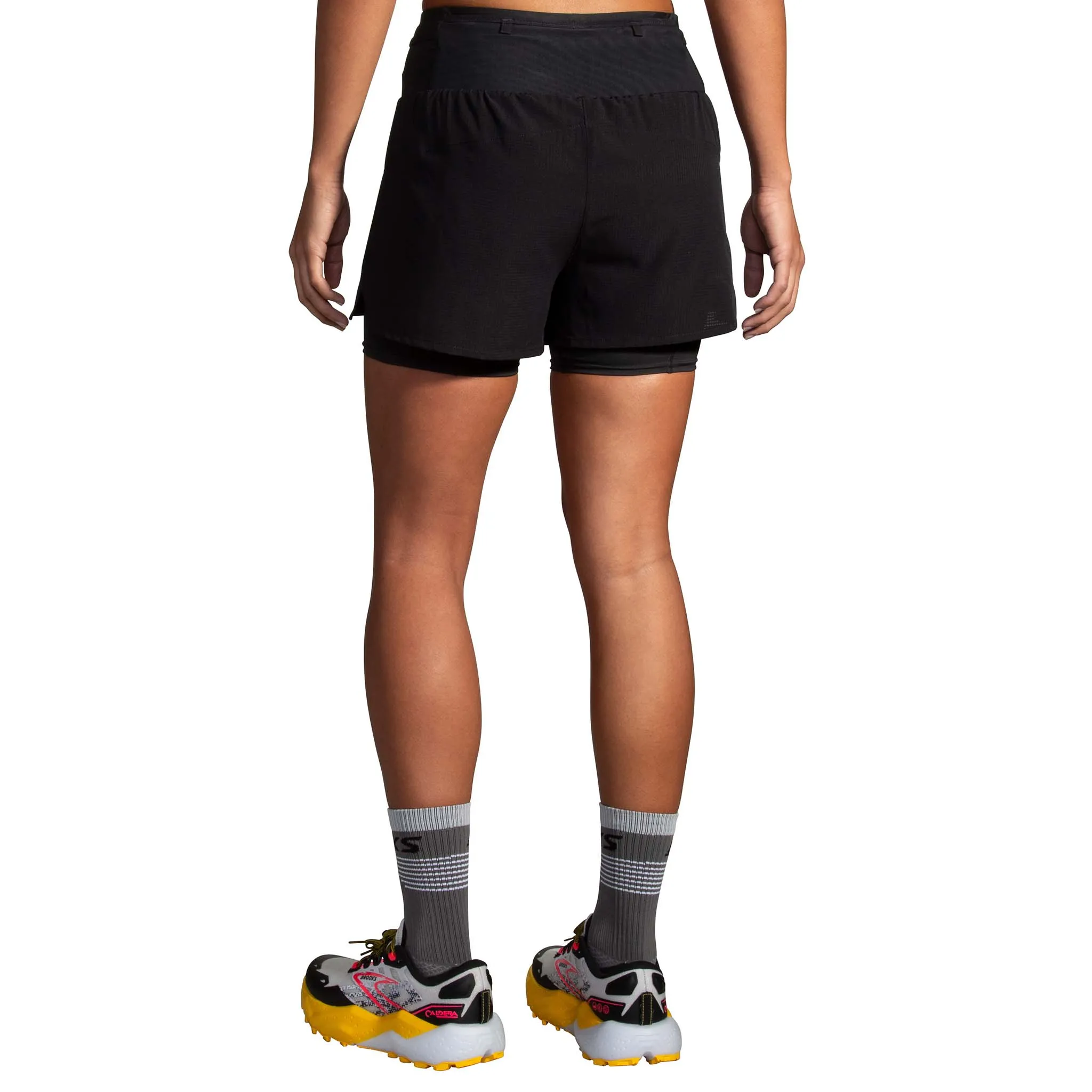 Brooks | Women's High Point 3" 2-in-1 Short 2.0 - Black