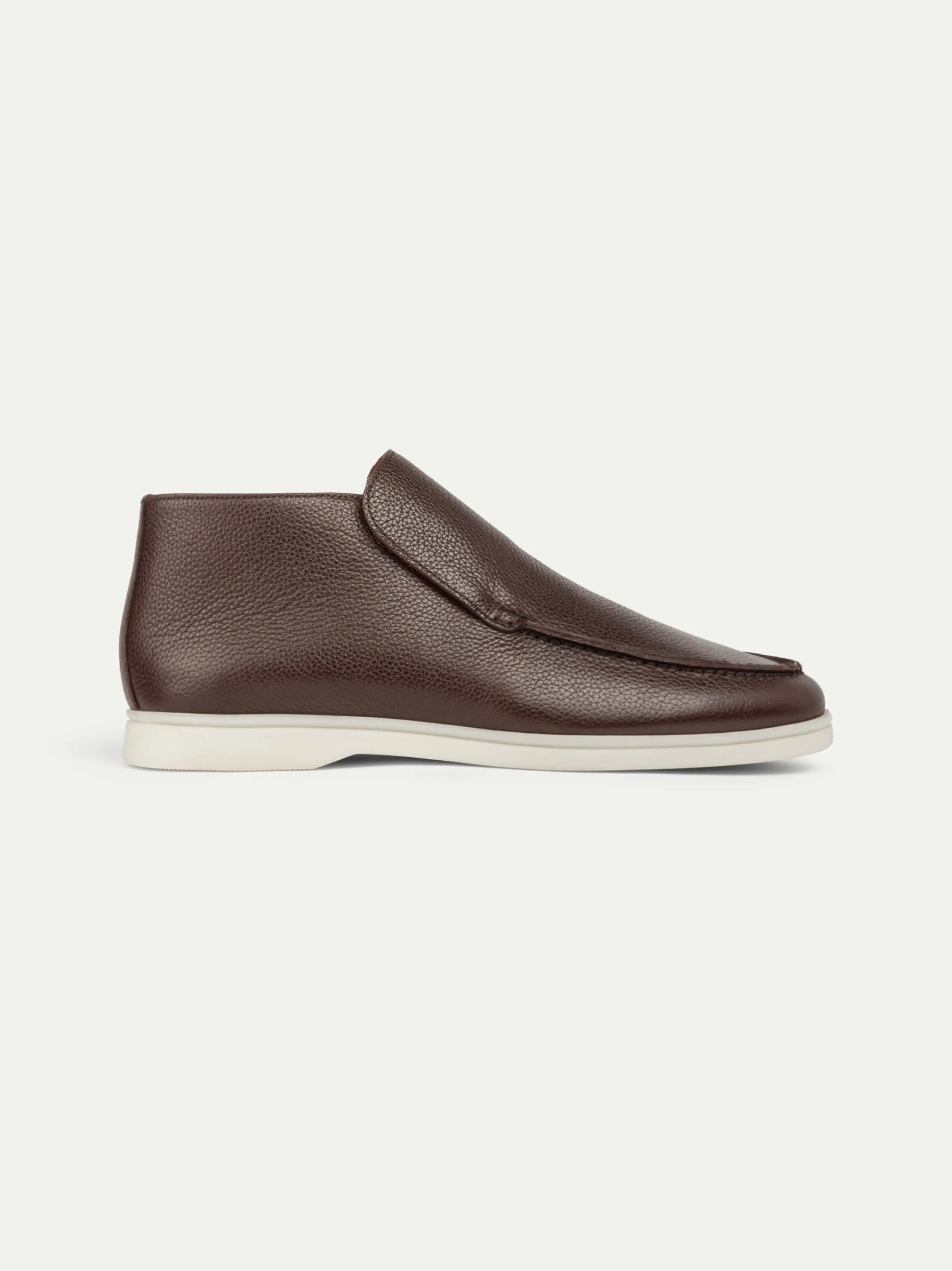 Brown Grain City Loafer