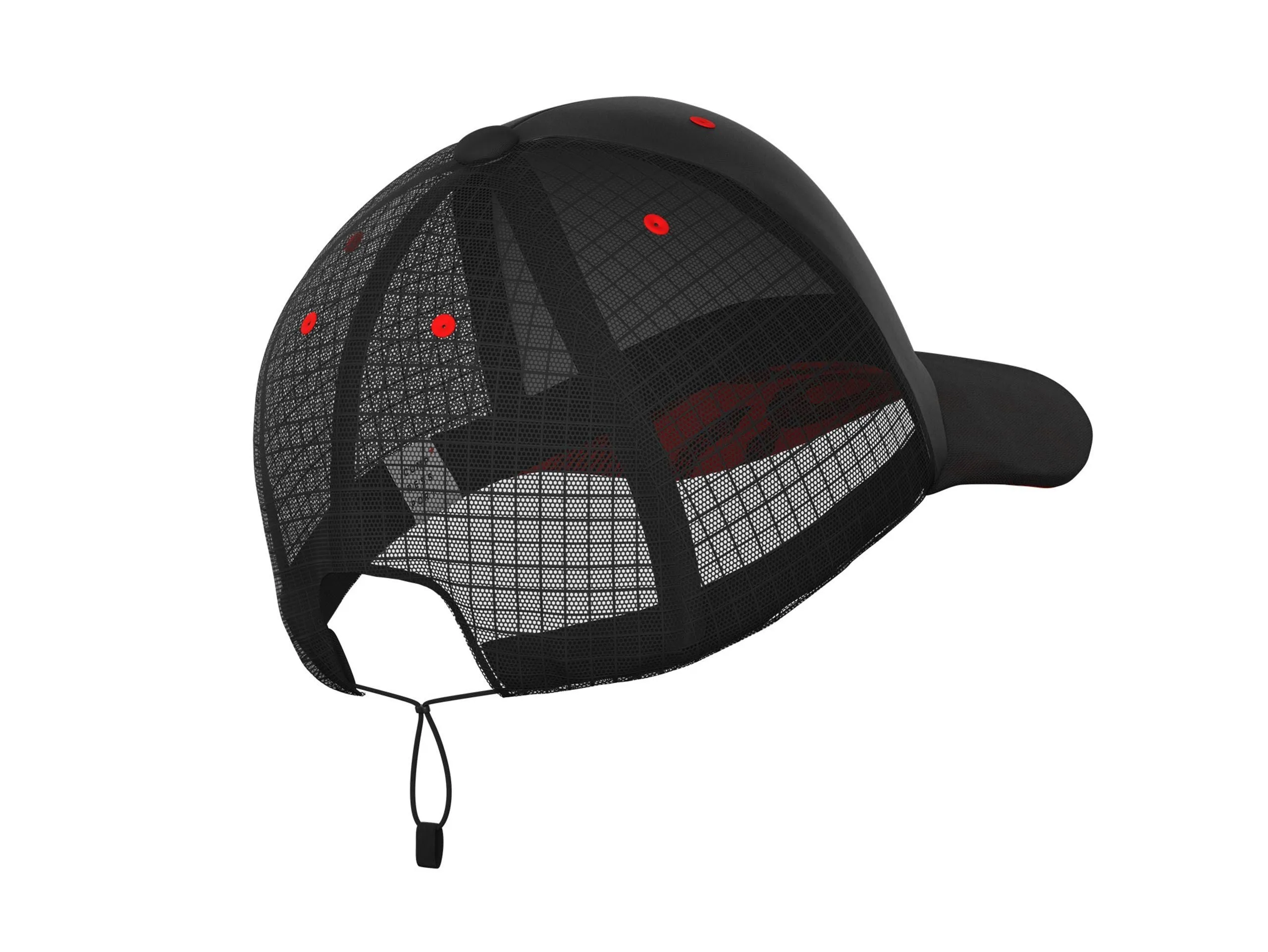 Compressport Racing Trucker Cap - Black/Red