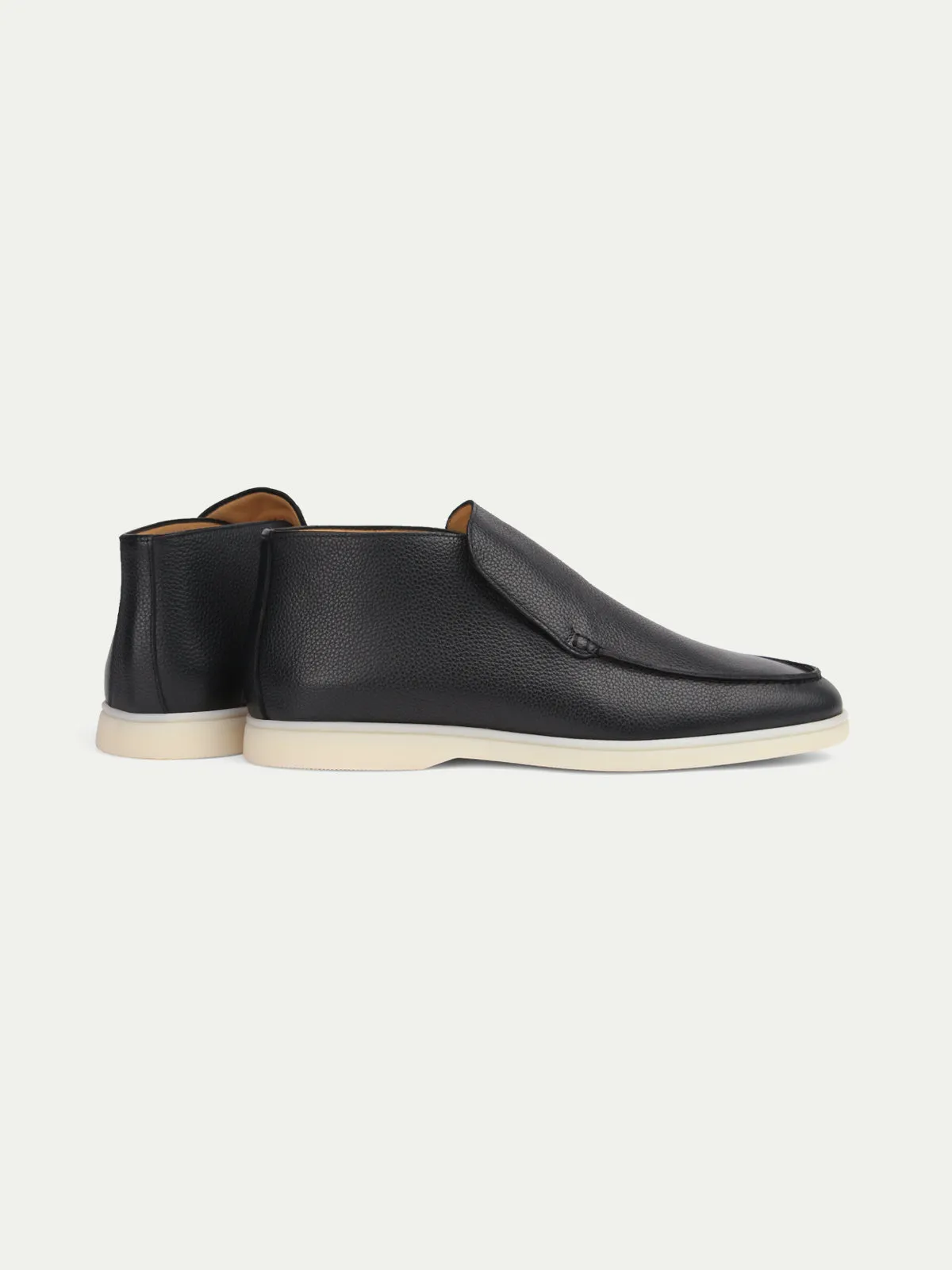 Dark Blue Grain City Loafer