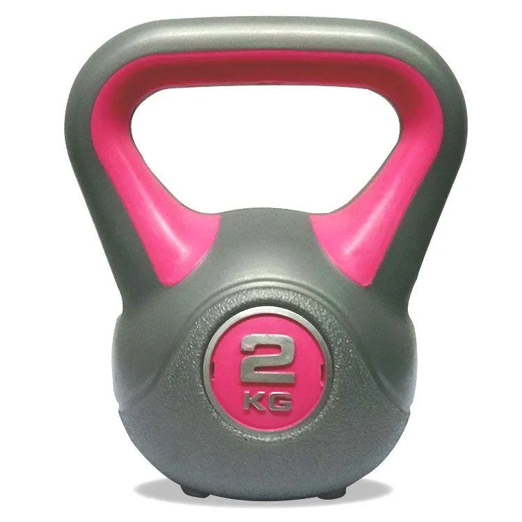 DKN 2, 4, 6, 8 and 10kg Vinyl Kettlebell Weight Set