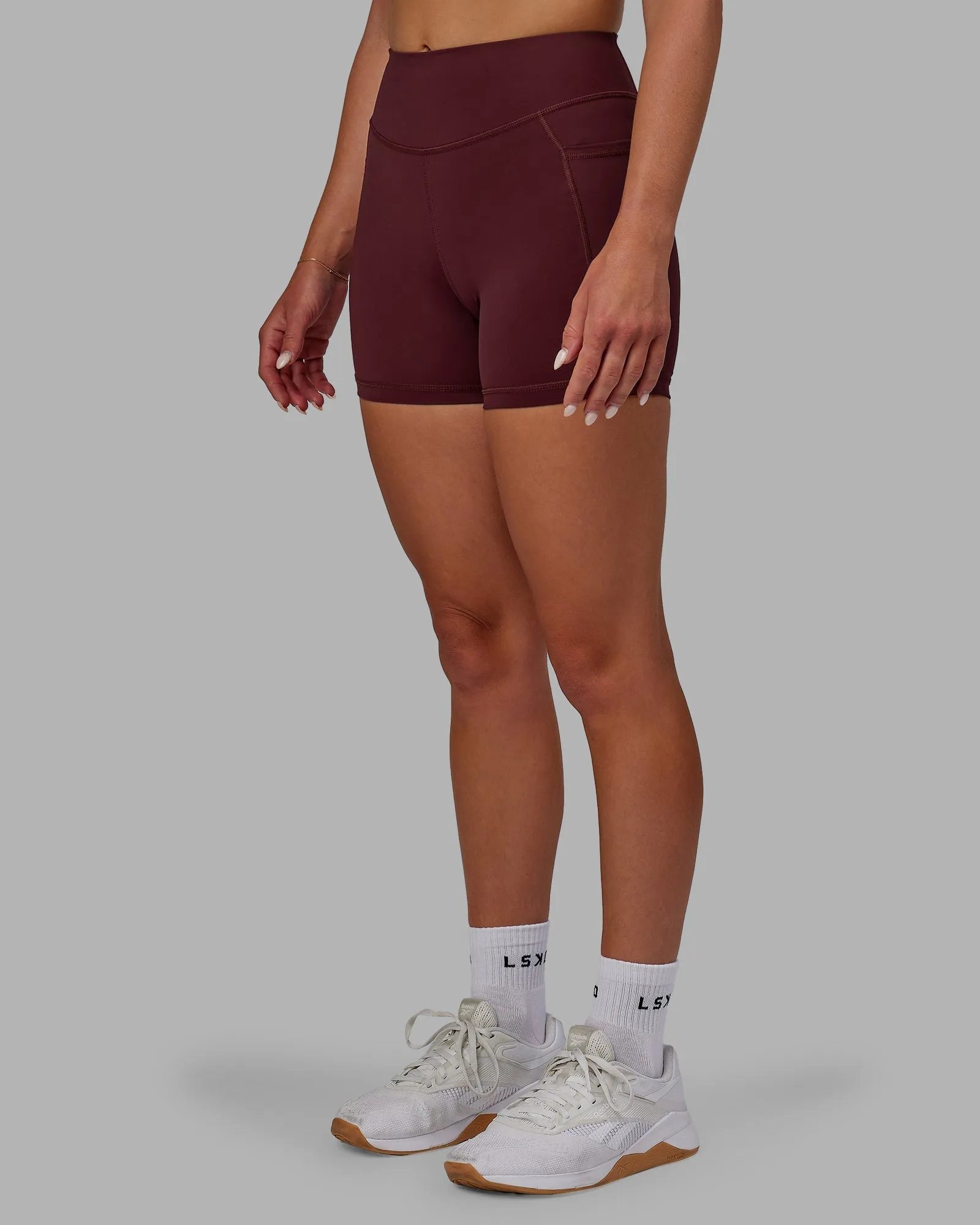 Elite X-Length Shorts - Dark Cherry