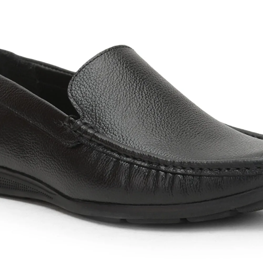 Fortune (Black) Casual Loafer Shoes For Men HOL-106 By Liberty