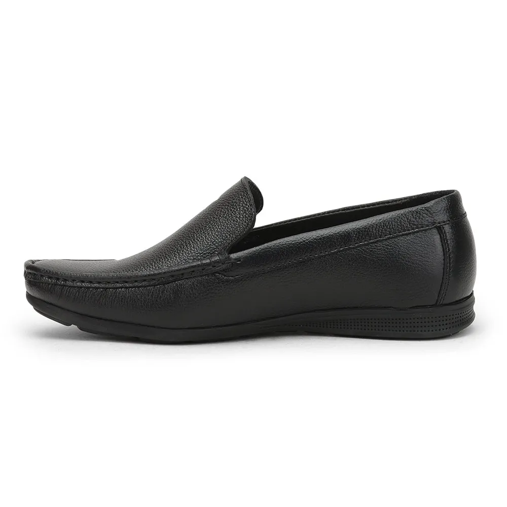 Fortune (Black) Casual Loafer Shoes For Men HOL-106 By Liberty