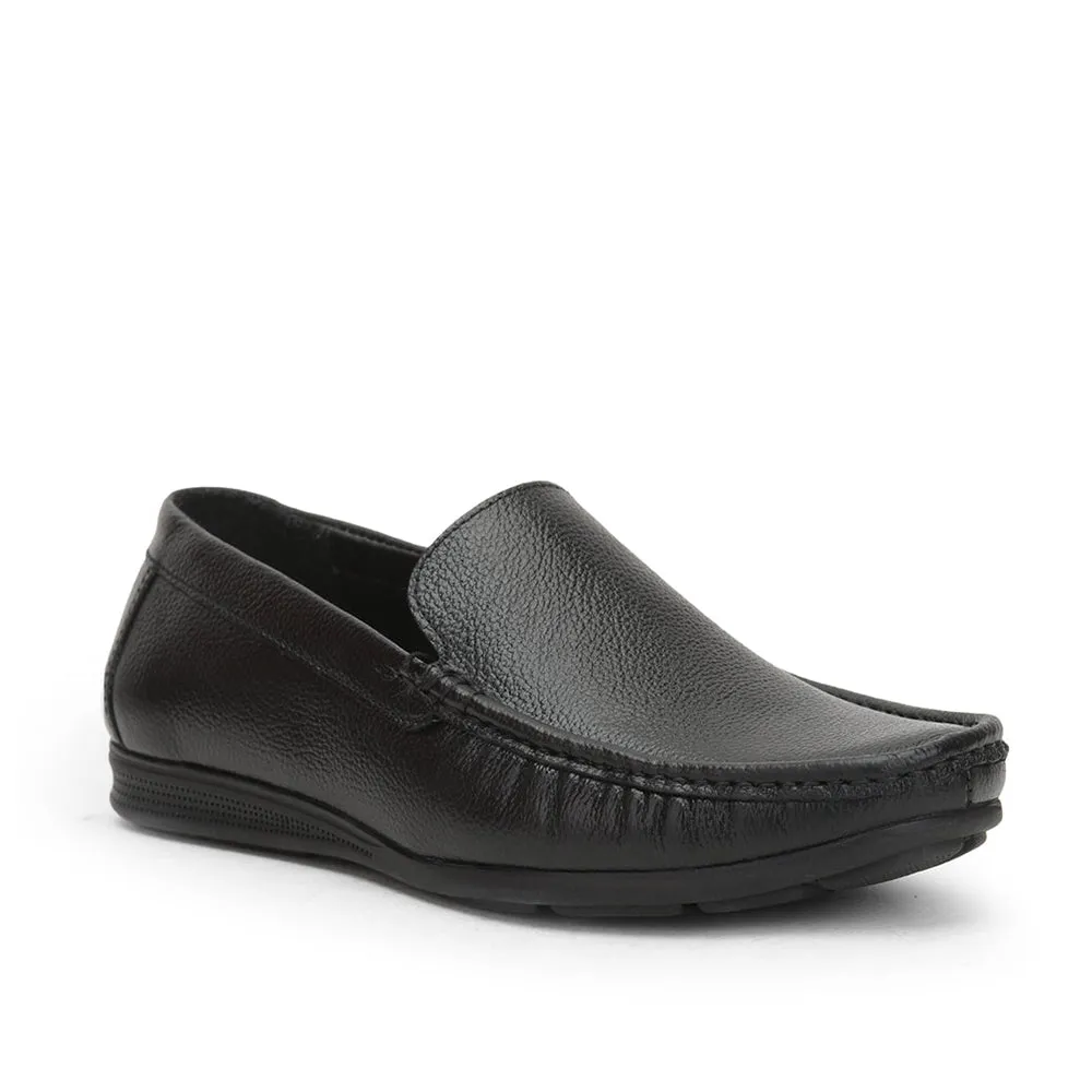 Fortune (Black) Casual Loafer Shoes For Men HOL-106 By Liberty