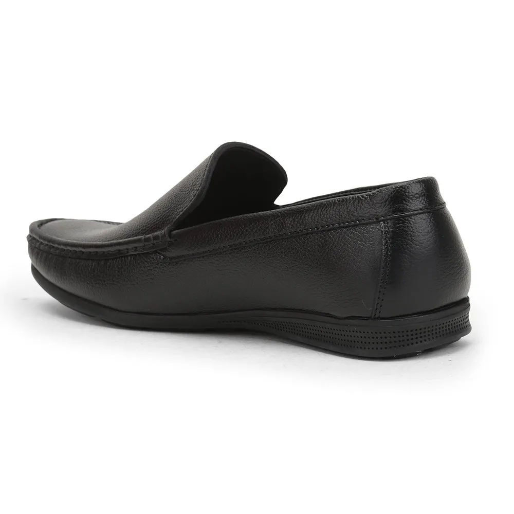 Fortune (Black) Casual Loafer Shoes For Men HOL-106 By Liberty