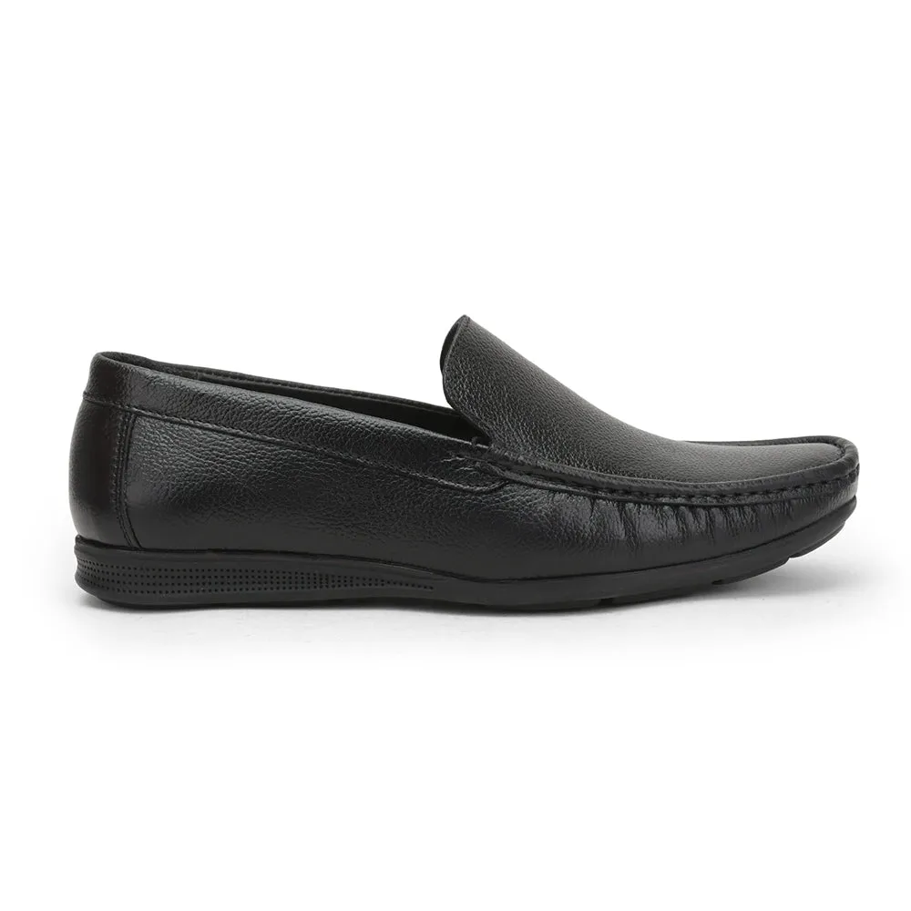 Fortune (Black) Casual Loafer Shoes For Men HOL-106 By Liberty