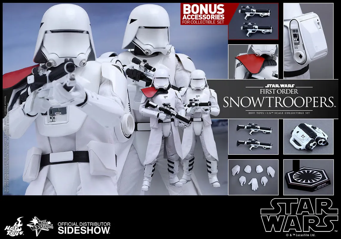 HOT TOYS STAR WARS EPISODE VII THE FORCE AWAKENS SNOWTROOPERS SET 1/6 SCALE - MMS323