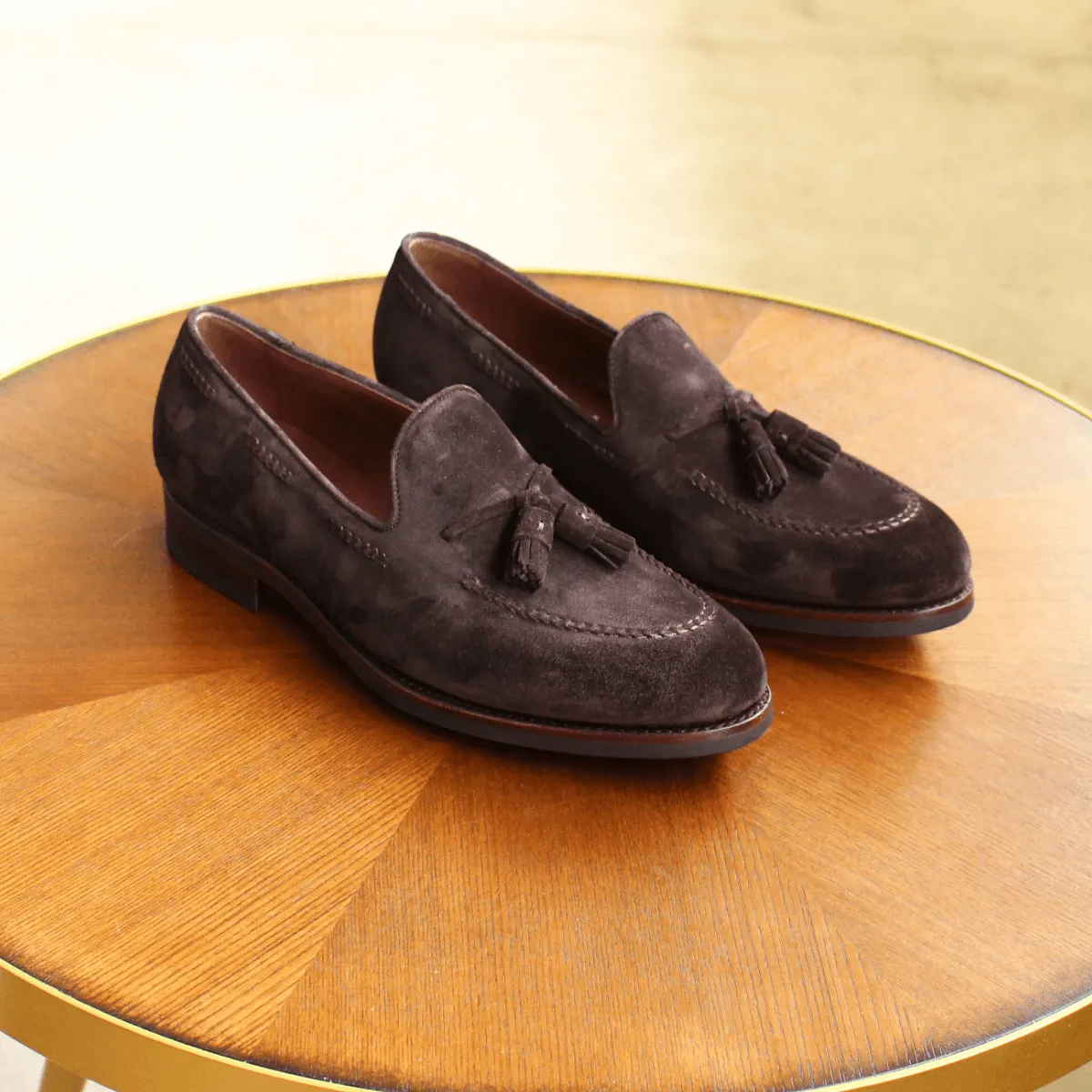 LANCASTER Loafer Dark Brown Suede