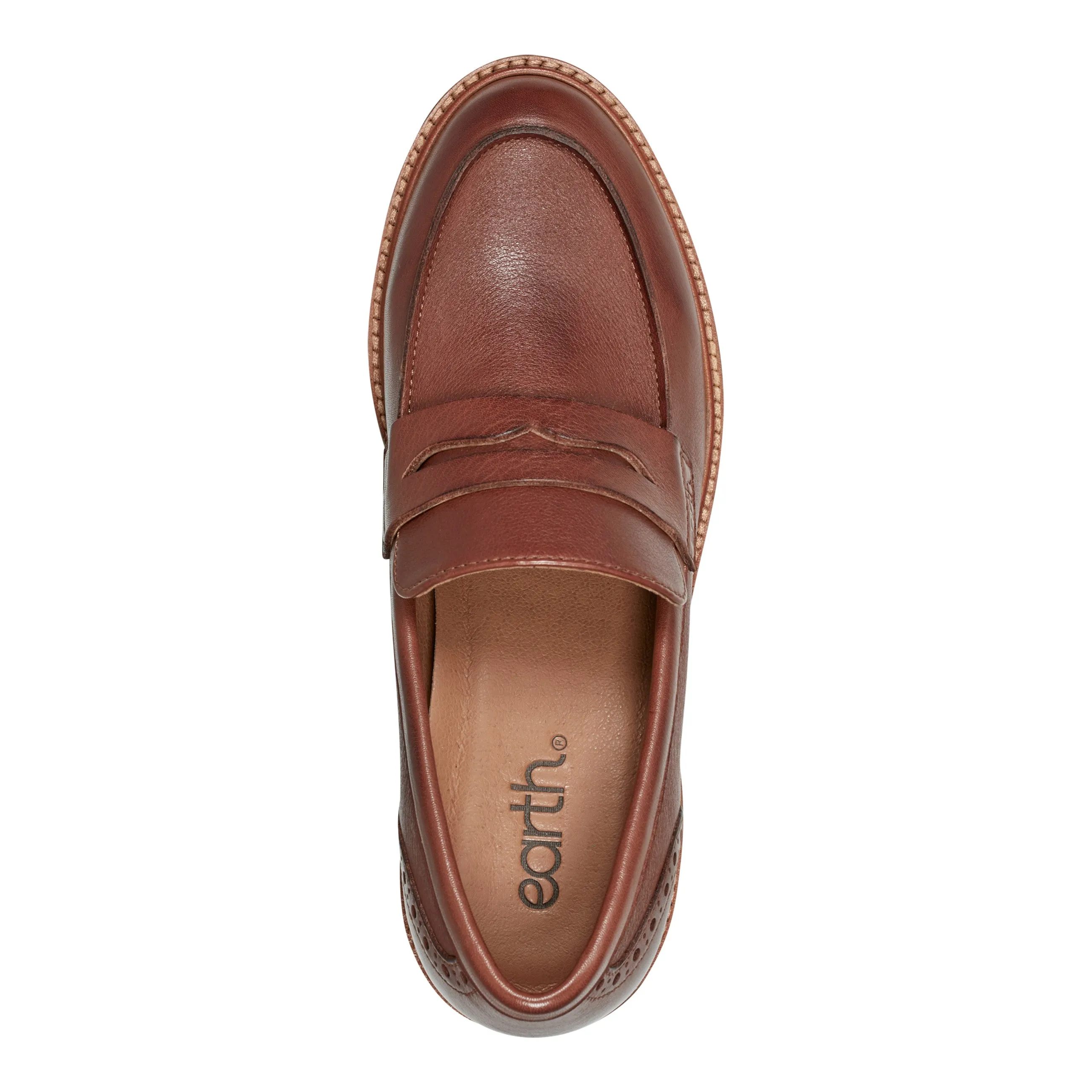 Lindy Almond Toe Casual Slip-on Penny Loafers