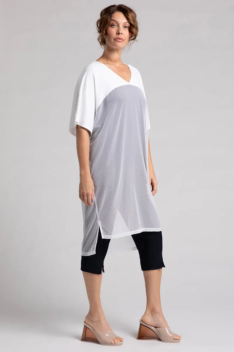 Mesh Cover Up | White