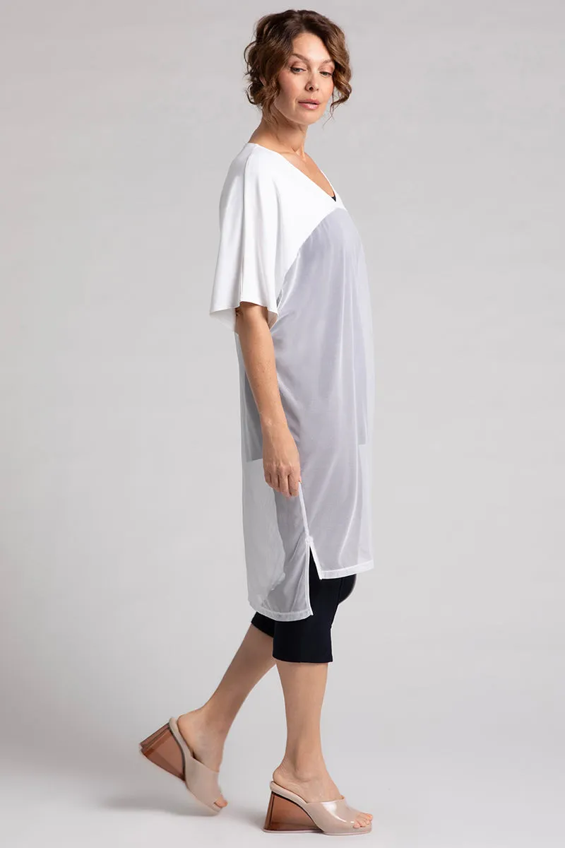 Mesh Cover Up | White