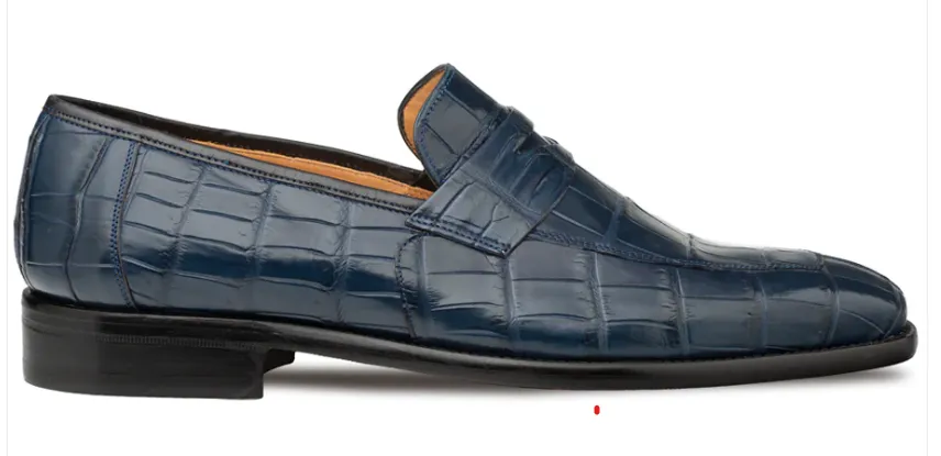 Mezlan Piccolo Alligator Penny Loafer Sport