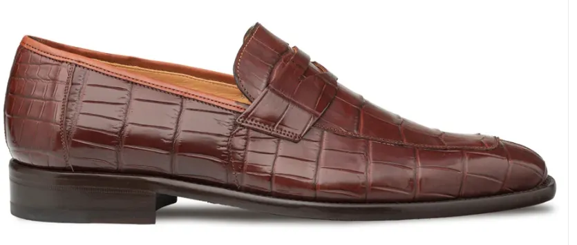 Mezlan Piccolo Alligator Penny Loafer Sport