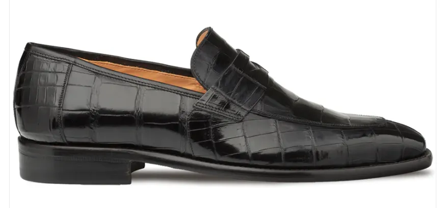 Mezlan Piccolo Alligator Penny Loafer Sport