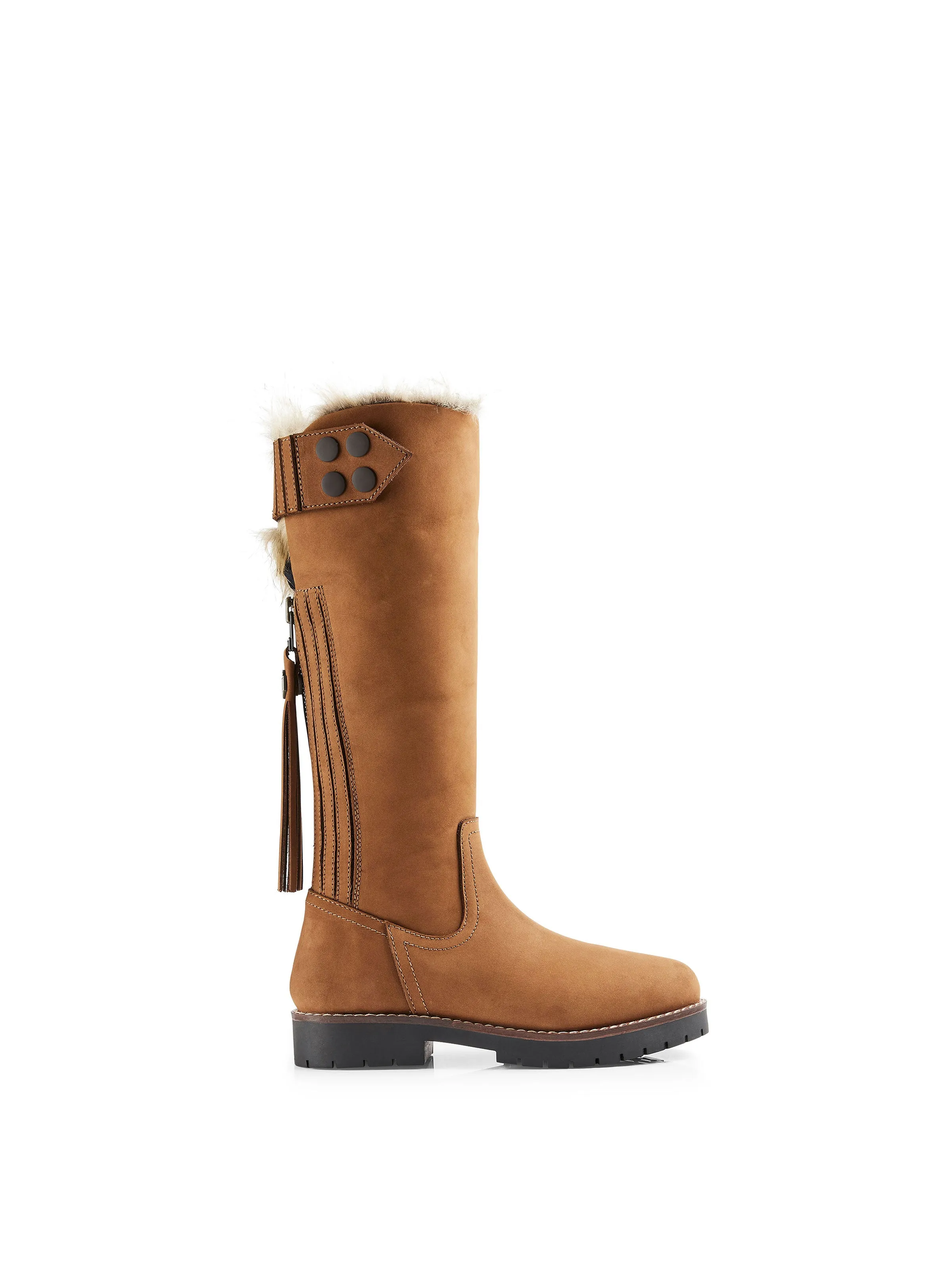 Mid Calf Verbier (Nubuck) - Tan