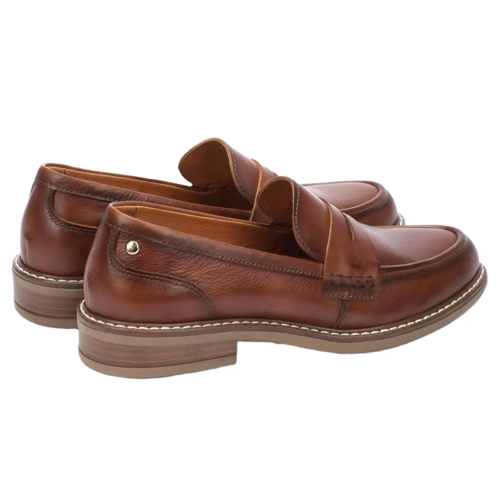 Pikolinos Women's Aldaya Flat Loafer Cuero Wide