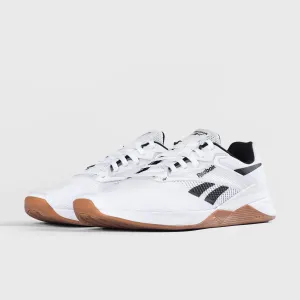 Sure! Heres an optimized title for the product:

Reebok Nano X4 Cross-Training Shoes - White/Black/Gum - High-Performance Sports Footwear