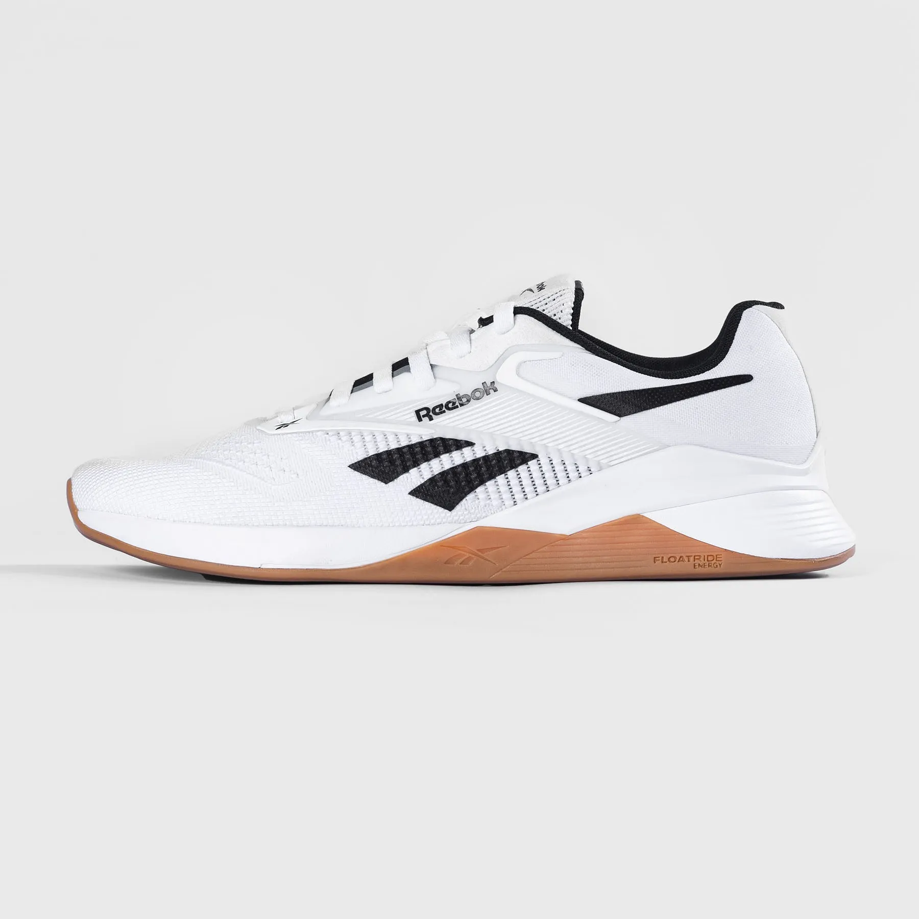 Sure! Heres an optimized title for the product:

Reebok Nano X4 Cross-Training Shoes - White/Black/Gum - High-Performance Sports Footwear