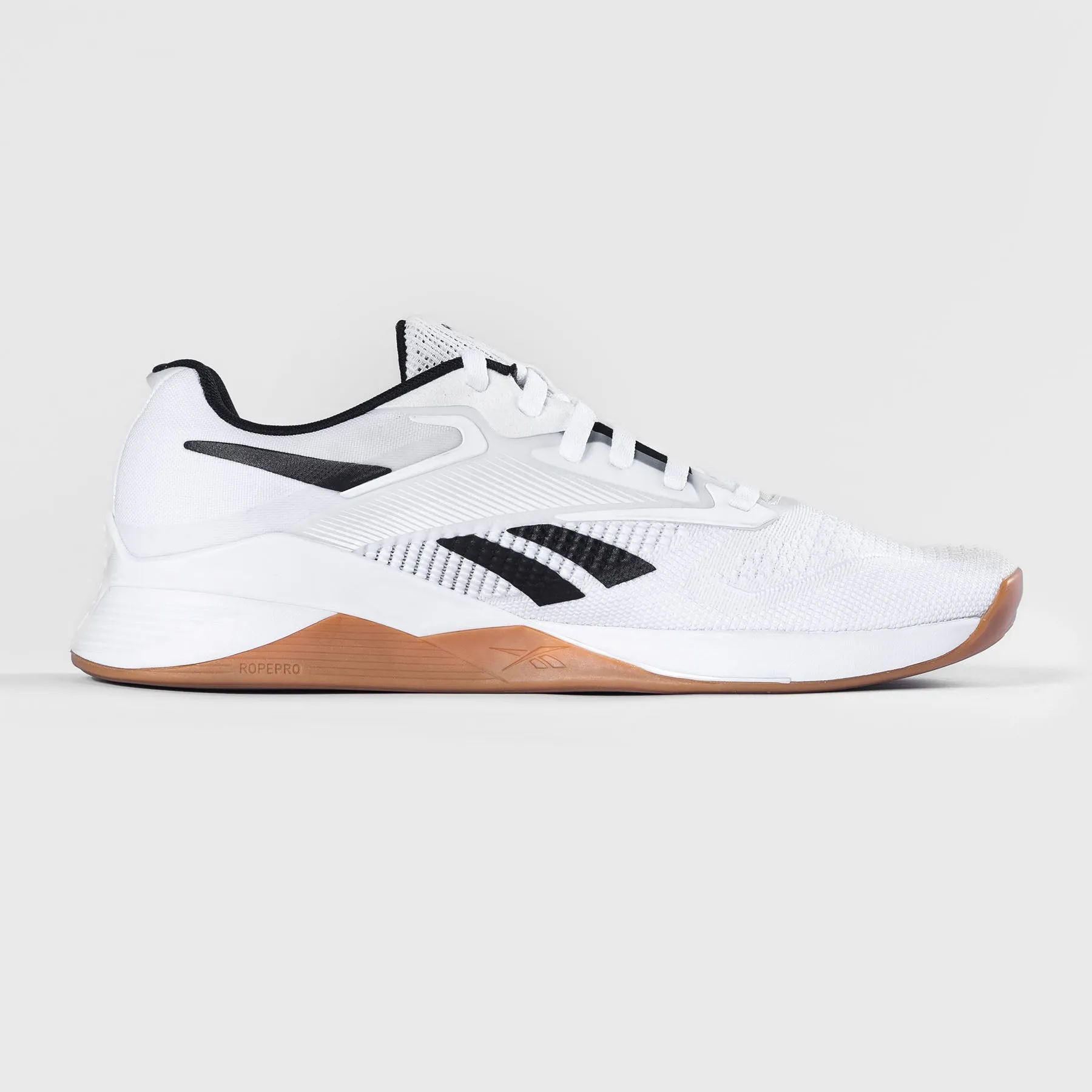 Sure! Heres an optimized title for the product:

Reebok Nano X4 Cross-Training Shoes - White/Black/Gum - High-Performance Sports Footwear