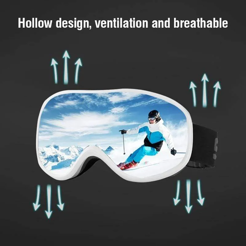 SkiRider Anti-fog UV400 Unisex Ski Goggles