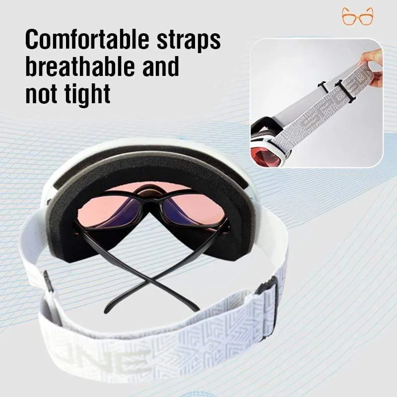 SkiRider Anti-fog UV400 Unisex Ski Goggles